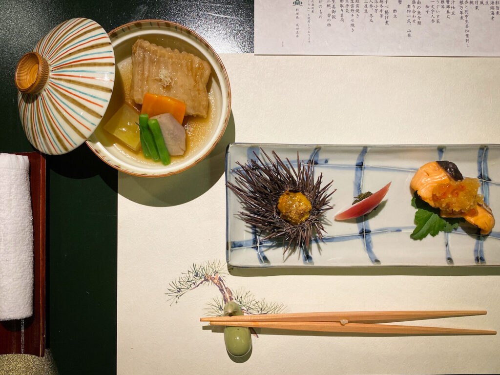 Table Settings at Seigo Narita Kaiseki, Japan